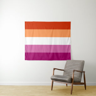 Lesbenflagge 50 x 60 wandteppich