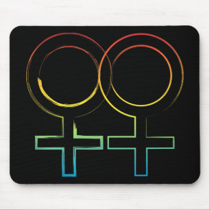 Lesbensymbol Mousepad