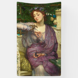 Lesbia und ihr Sparrow (von Edward John Poynter) Banner