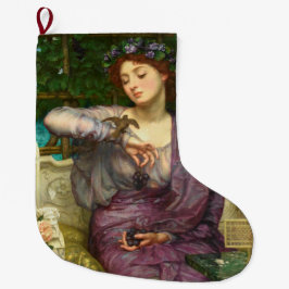 Lesbia und ihr Sparrow (von Edward John Poynter) Großer Weihnachtsstrumpf