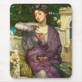 Lesbia und ihr Sparrow (von Edward John Poynter) Mousepad