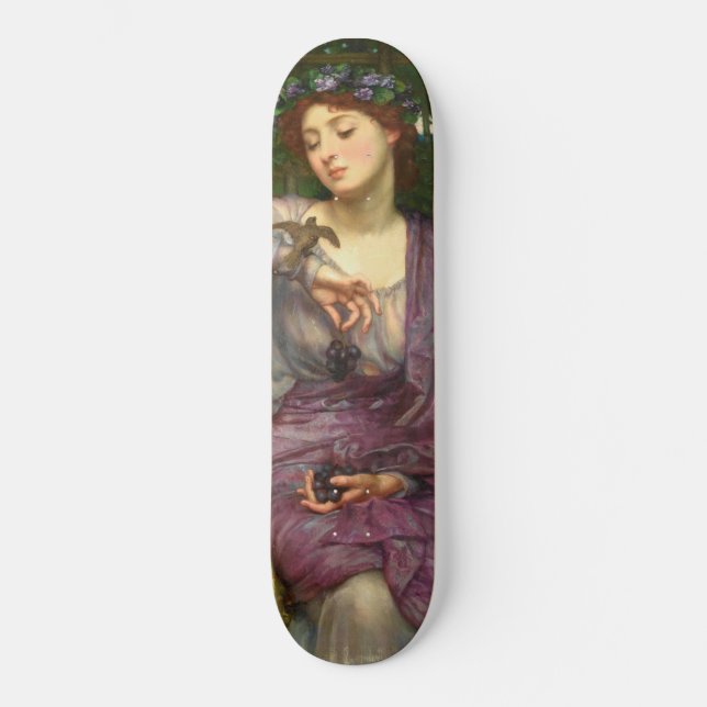 Lesbia und ihr Sparrow (von Edward John Poynter) Skateboard (Vorderseite)
