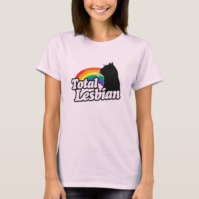 LESBIAN CAT INSGESAMT -.pnng T-Shirt (Vorderseite)
