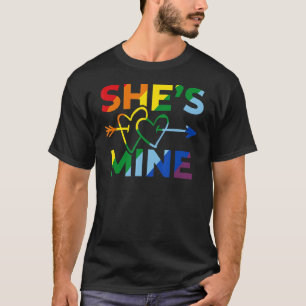 Lesbian Couple Sie ist meine, ich bin ihr Matching T-Shirt