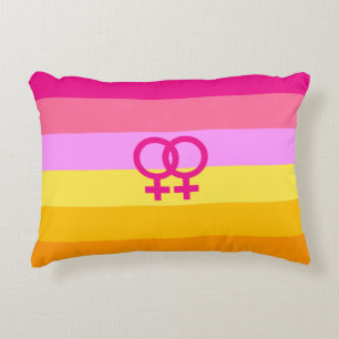 Lesbian Dawn Pride WLW Dekokissen