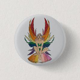 Lesbian Faerie  Button