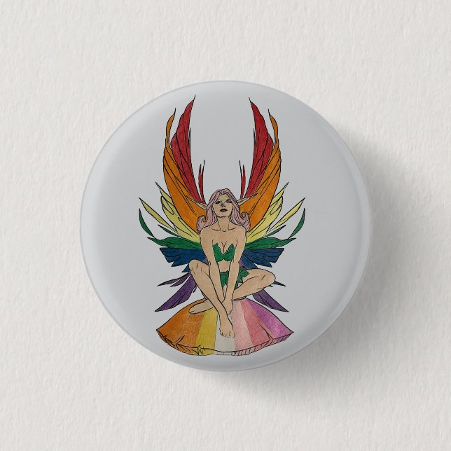 Lesbian Faerie  Button (Vorderseite)