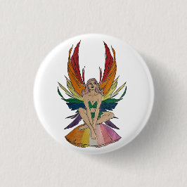 Lesbian Faerie Button