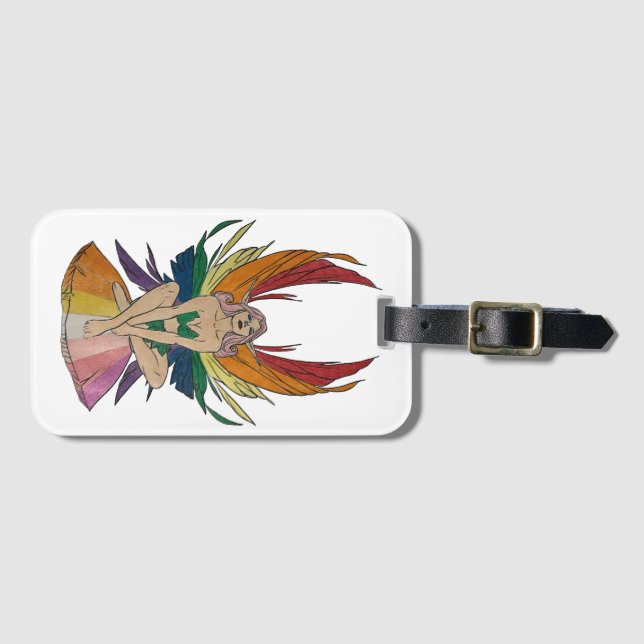 Lesbian Faerie Gepäckanhänger (Vorderseite (Horizontal))