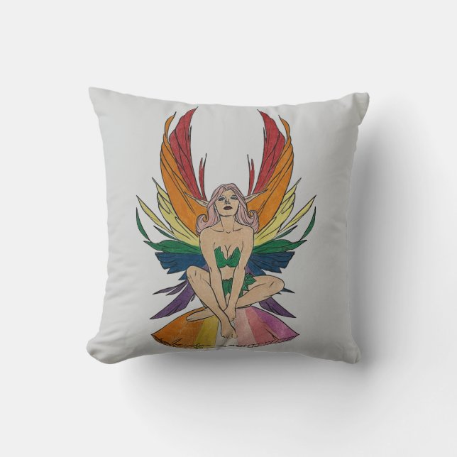 Lesbian Faerie  Kissen (Vorderseite)