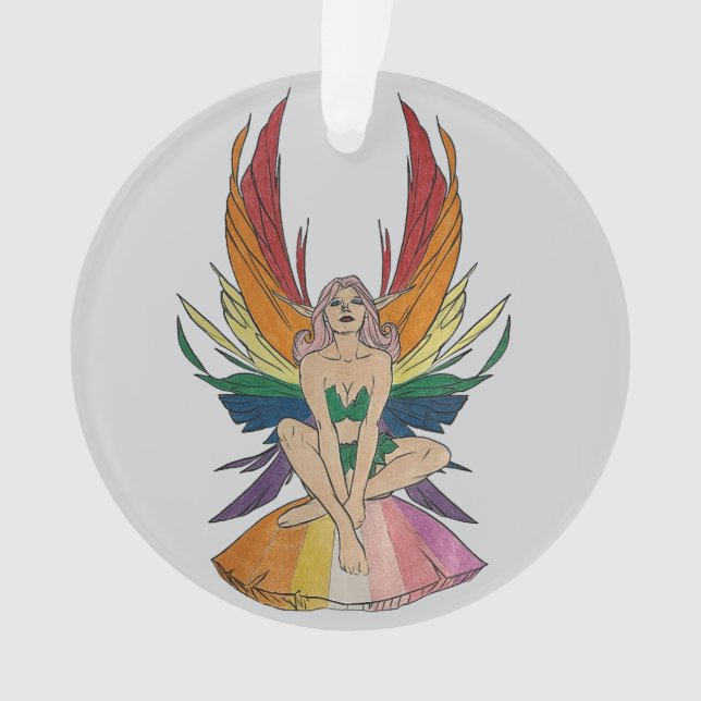 Lesbian Faerie  Ornament (Vorderseite)