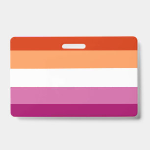 Lesbian Flag Ausweis