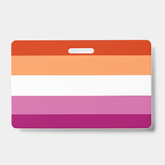 Lesbian Flag Ausweis (Vorderseite)