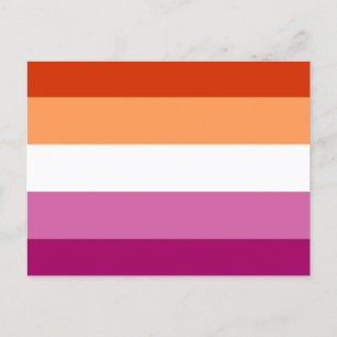 Lesbian Flag Postkarte