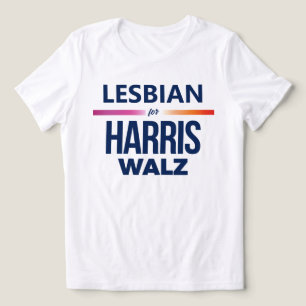Lesbian für Harris Walz Tri-Blend Shirt