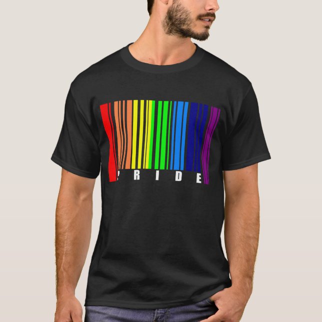Lesbian Gay Flag T-Shirt (Vorderseite)