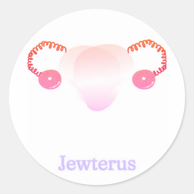 Lesbian Jewterus Sticker (Vorderseite)