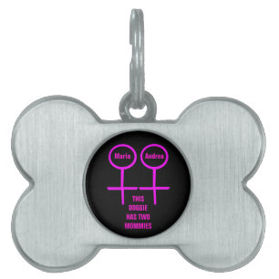 Lesbian Lovers Custom Pet Tag Tiermarke