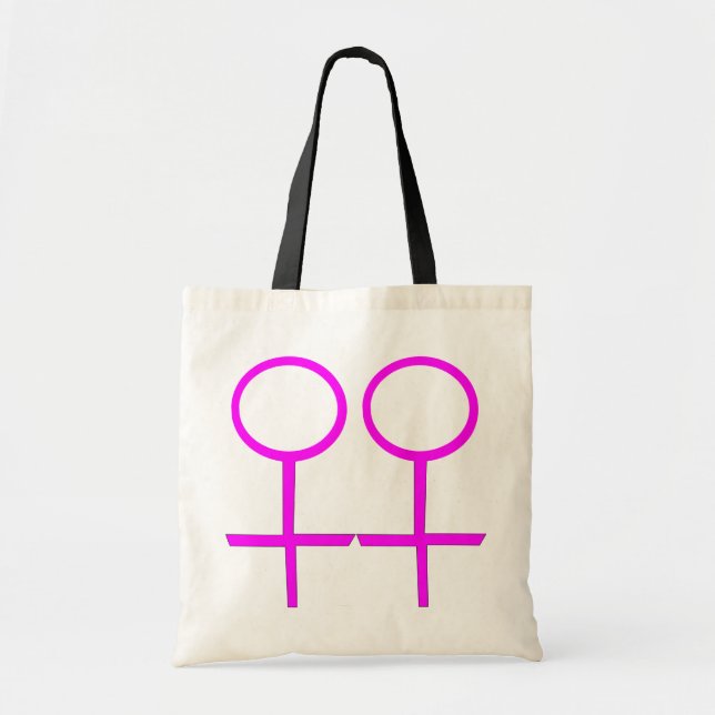 Lesbian Lovers Tote Bag Tragetasche (Vorne)