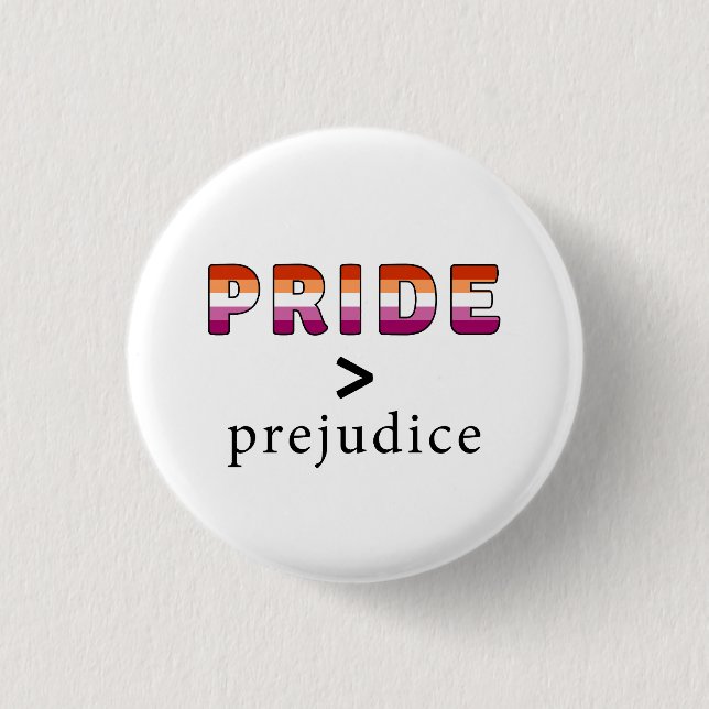 Lesbian Pride and Prejudice  Button (Vorderseite)