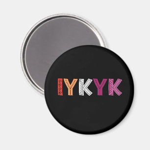 Lesbian Pride IYKYK Magnet