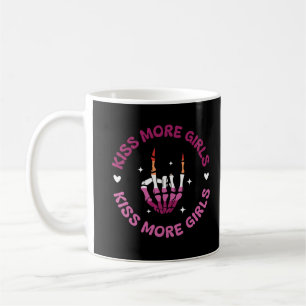 Lesbian Pride Kiss More Girls Kaffeetasse