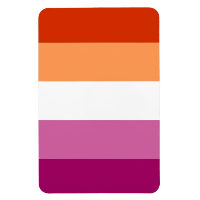 Lesbian Pride Magnet (Vertikal)