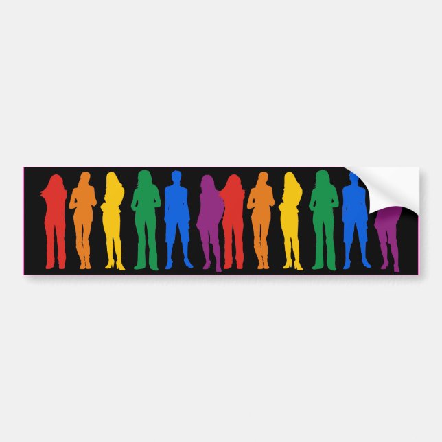 LESBIAN PRIDE -.png Autoaufkleber (Vorne)