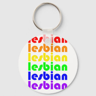 Lesbian Rainbow Schlüsselanhänger