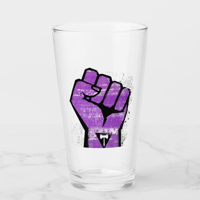 Lesbian Resistance Glas (Vorderseite)