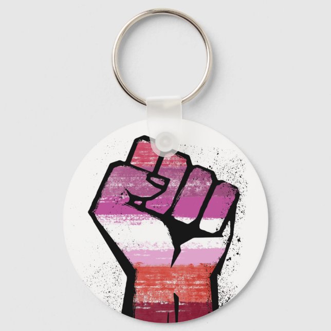 Lesbian Resistance Schlüsselanhänger (Vorderseite)
