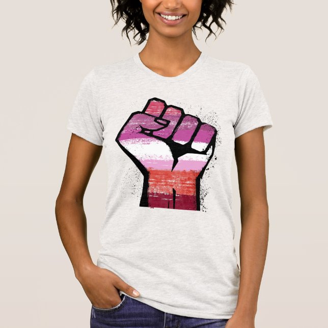 Lesbian Resistance T-Shirt (Vorderseite)