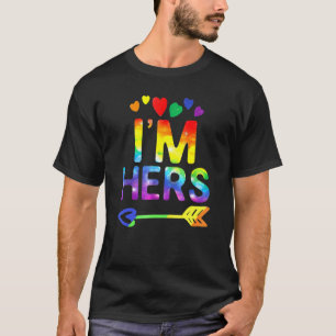 Lesbian She's Mine Couples Matching I's Lgbt T-Shirt