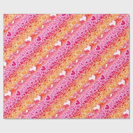 Lesbian Sunset Pride Squiggle Geschenkpapier