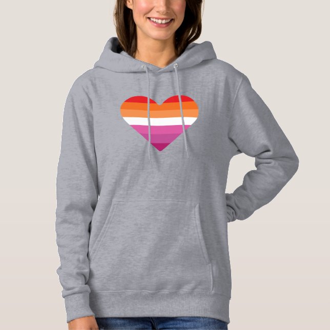 Lesbian Sunset Sunset Hoodie (Vorderseite)