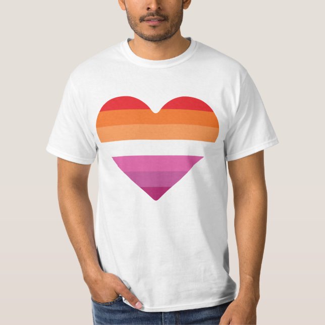 Lesbian Sunset Sunset T-Shirt (Vorderseite)