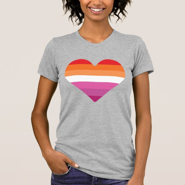Lesbian Sunset Sunset T-Shirt (Vorderseite)