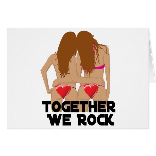 Lesbian Together We Rock (Vorderseite (Horizontal))