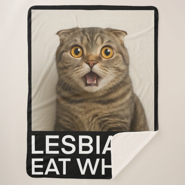 Lesbians Eat What Funny Sherpadecke (Vorderseite)