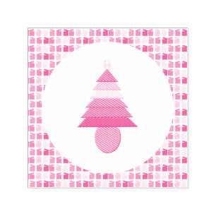 Lesbians Rainbow Weihnachtsbaum und Geschenke Permastempel