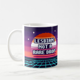 Lesbisch: Nicht ein seltener Pride-Pixel-Becher Kaffeetasse