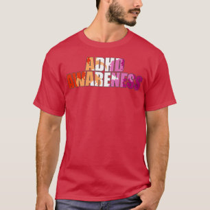 Lesbische ADHD-Bewusstsein T-Shirt