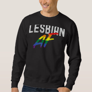 Lesbische Af-Rainbow-Liebe-Parade Sweatshirt