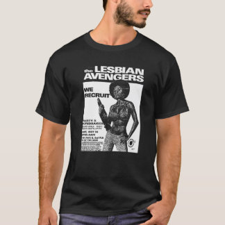 Lesbische Avengers Retro Vintag lesbisch Quee LGBT T-Shirt