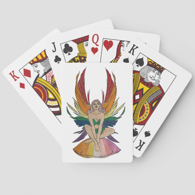 Lesbische Fee Spielkarten (Rückseite)