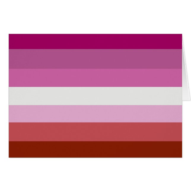 Lesbische Flagge (Vorderseite (Horizontal))
