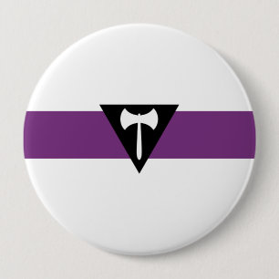 Lesbische Flagge Button