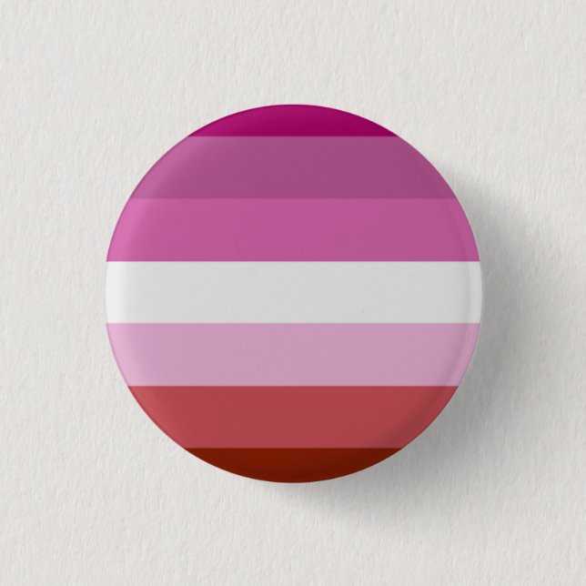 Lesbische Flagge Button (Vorderseite)