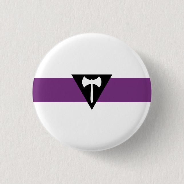 Lesbische Flagge Button (Vorderseite)