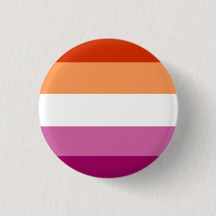 Lesbische Flagge Button